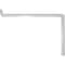 Ekena Millwork Steel Truss Shelf Bracket, White Primer 2"W x 10"D x 7 1/4"H BKTM02X10X07TSPWH - alternate 4